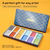 imageARTISTRO Professional Watercolor Paint Set for Adults  24 PigmentRich Colors XL Pans ASTMI Lightfastness High Tinting Strength Watercolor Set for Professionals made by ProfessionalsMetallic