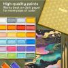 imageARTISTRO Professional Watercolor Paint Set for Adults  24 PigmentRich Colors XL Pans ASTMI Lightfastness High Tinting Strength Watercolor Set for Professionals made by ProfessionalsMetallic