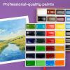 imageARTISTRO Professional Watercolor Paint Set for Adults  24 PigmentRich Colors XL Pans ASTMI Lightfastness High Tinting Strength Watercolor Set for Professionals made by ProfessionalsMulticolor