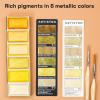 imageARTISTRO Professional Watercolor Paint Set for Adults  24 PigmentRich Colors XL Pans ASTMI Lightfastness High Tinting Strength Watercolor Set for Professionals made by ProfessionalsMetallic