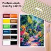 imageARTISTRO Professional Watercolor Paint Set for Adults  24 PigmentRich Colors XL Pans ASTMI Lightfastness High Tinting Strength Watercolor Set for Professionals made by ProfessionalsMulticolor