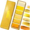 imageARTISTRO Professional Watercolor Paint Set for Adults  24 PigmentRich Colors XL Pans ASTMI Lightfastness High Tinting Strength Watercolor Set for Professionals made by ProfessionalsMetallic