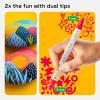 imageARTISTRO School Project ampamp Teachers Must Have  Bright ampamp Bold 48Pack Acrylic Paint Marker Set  DualTip Dot Fine Brush  MultiSurface Budget Bundle