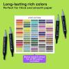 imageAlcohol Dual Tip Markers Set of 60 with No Bleed Ink Bonus Case and Vibrant FadeResistant Colors Art Supplies for Sketching Manga Drawing Adult Coloring Books Card Making Fine ampamp Chisel80 Markers