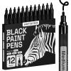 Black Medium Tip