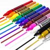 imageARTISTRO 12 OilBased Permanent Paint Markers  Medium Tip Markers for Tire Wood Rock Fabric Glass Ceramic Metal Plastic and More  Quick Dry Waterproof12 Multicolor