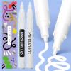 imageARTISTRO 15 OilBased Permanent Paint Markers  Set of Fine Tip Markers for Wood Rock Fabric Glass Ceramic Metal Plastic and More  Quick Dry Waterproof PermanentWhite