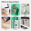 imageARTISTRO 2 Silver Permanent Marker  Waterproof Markers for Tire Fabric Rocks Glass Ceramic Wood Paper  Oil Based Paint Pens  ExtraFine Tip 07mmBlack