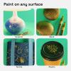 imageARTISTRO 2 Silver Permanent Marker  Waterproof Markers for Tire Fabric Rocks Glass Ceramic Wood Paper  Oil Based Paint Pens  ExtraFine Tip 07mmGold
