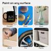 imageARTISTRO 2 Silver Permanent Marker  Waterproof Markers for Tire Fabric Rocks Glass Ceramic Wood Paper  Oil Based Paint Pens  ExtraFine Tip 07mmSilver  Gold