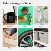 imageARTISTRO 2 Silver Permanent Marker  Waterproof Markers for Tire Fabric Rocks Glass Ceramic Wood Paper  Oil Based Paint Pens  ExtraFine Tip 07mmSilver  Gold
