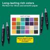 imageARTISTRO 24 DualTip Acrylic Paint Markers  Medium  Fine Tip Combo  22 Bright Colors  2 Metallic Chrome Paint Pens24 markers