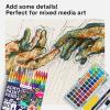 imageARTISTRO 60 Acrylic Paint Pens Art Set Acrylic Paint Markers Fabric Markers for Textile Canvas Rock Glass Wood Paper Pumpkin DIY Paint Markers for Kids and Adults60 Extra Fine Tip
