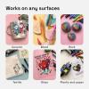 imageARTISTRO 60 Acrylic Paint Pens Art Set Acrylic Paint Markers Fabric Markers for Textile Canvas Rock Glass Wood Paper Pumpkin DIY Paint Markers for Kids and Adults30 Extra Fine Tip