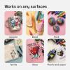 imageARTISTRO 60 Acrylic Paint Pens Art Set Acrylic Paint Markers Fabric Markers for Textile Canvas Rock Glass Wood Paper Pumpkin DIY Paint Markers for Kids and Adults42 Extra Fine Tip