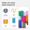 imageARTISTRO 60 Acrylic Paint Pens Art Set Acrylic Paint Markers Fabric Markers for Textile Canvas Rock Glass Wood Paper Pumpkin DIY Paint Markers for Kids and Adults42 Extra Fine Tip