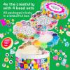 imageARTISTRO Bracelet Making Kit  Friendship Bracelet Kit for Jewelry Making with Pearl Beads Clay Beads Letters Stars Flowers Hearts  Pink Kandi Beads Set for Girls Boys and AdultsMulticolor