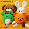 imageARTISTRO Crochet Kit for Beginners  AllIncluded Knitting Kit with 30 Extra Yarn Beginner Crochet Kit for Adults ampamp Kids with Tutorials  Knitting ampamp Crochet Supplies for Making Crochet AnimalsCat