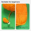 imageARTISTRO Crochet Kit for Beginners  AllIncluded Knitting Kit with 30 Extra Yarn Beginner Crochet Kit for Adults ampamp Kids with Tutorials  Knitting ampamp Crochet Supplies for Making Crochet AnimalsCat