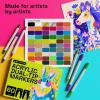 imageARTISTRO Dual Tip Acrylic Paint Markers  Easy for All Ages ampamp Levels Acrylic Paint Pens for Fabric Rocks Paper Wood Canvas Glass DIY Dual Tip Brush  Fine 60