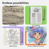 imageARTISTRO Set of 2 Fineliner Pens Black Micro Pens for Drawing Waterproof Archival Ink Ultra Fine Tip Pen for Illustration Technical Pen Sketching Writing Drawing Journaling Pair of Fine Tip2 Pack
