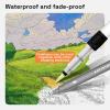 imageARTISTRO Set of 2 Fineliner Pens Black Micro Pens for Drawing Waterproof Archival Ink Ultra Fine Tip Pen for Illustration Technical Pen Sketching Writing Drawing Journaling Pair of Fine Tip2 Pack