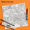 imageARTISTRO Set of 2 Fineliner Pens Black Micro Pens for Drawing Waterproof Archival Ink Ultra Fine Tip Pen for Illustration Technical Pen Sketching Writing Drawing Journaling Pair of Fine Tip2 Pack