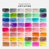 imageARTISTRO Watercolor Brush Pens 48 Colors Set  2 Water Brush Pens with 12 Set Acrylic Paint Pens Medium Tip