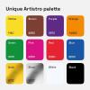 imageARTISTRO Watercolor Brush Pens 48 Colors Set  2 Water Brush Pens with 12 Set Acrylic Paint Pens Medium Tip