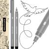 imageARTISTRO Set of 2 Fineliner Pens Black Micro Pens for Drawing Waterproof Archival Ink Ultra Fine Tip Pen for Illustration Technical Pen Sketching Writing Drawing Journaling Pair of Fine Tip2 Pack