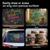 imageARTISTRO 12 Liquid Chalk Fine Tip Markers PreActivated Erasable Markers for Glass Signs Windows Cars Chalkboard Paint Pens with White Chalk for Kids ampamp Adults