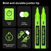 imageARTISTRO 2 Green Liquid Chalk Markers  Erasable Chalk Pens with 6mm Reversible Tip for Blackboard Chalkboard Car Window Glass  Liquid Chalk Markers Ideal China Marker Restaurants ampamp Bistro