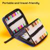 imageARTISTRO 72 Dual Tip Acrylic Paint Markers Acrylic Paint Pens Fabric Markers for Textile Rock Glass Wood Paper Ceramic Canvas DIY Art Supplies Kit for Kids and Adults Dual Tip Dot  Fine 72