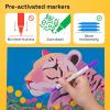 imageARTISTRO 72 Dual Tip Acrylic Paint Markers Acrylic Paint Pens Fabric Markers for Textile Rock Glass Wood Paper Ceramic Canvas DIY Art Supplies Kit for Kids and Adults Dual Tip Dot  Fine 72
