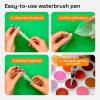 imageARTISTRO Washable Watercolor Paint Set 48 Colors with 2 brushes Refillable Water Brush Pen and Palette Water Color Paint Set for Kids Adults Beginner Artists 1 Pack1 Pack