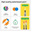 imageARTISTRO Washable Watercolor Paint Set 48 Colors with 2 brushes Refillable Water Brush Pen and Palette Water Color Paint Set for Kids Adults Beginner Artists 1 Pack1 Pack