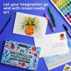 imageARTISTRO 30 Watercolor Postcards 4x6 Inches  Heavyweight Paper Cards 140lb 300gsm  Blank Postcards for Mailing DIY Thank You Card Greetings Cards Easter Invitations Birthday and More30 Postcards