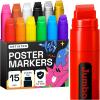 imageARTISTRO 12 HighImpact Jumbo Markers  Acrylic Paint Pens with 15mm Wide Tip for Murals Tagging Posters ampamp More