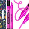 imageARTISTRO 2 Pink Neon Chalk Markers  Erasable Chalk Pens with 6mm Reversible Tip for Blackboard Chalkboard Car Window Glass  Liquid Chalk Markers Ideal China Marker Restaurants ampamp Bistro