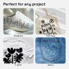 imageARTISTRO 2 White DualTip Fabric Markers  Fabric Decorating Kit  Permanent for Clothes  Acrylic Paint Pens for Sneakers Bags Shoes Textile Canvas Sewing Craft DIY  Brush and Fine Tip2