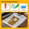 imageARTISTRO 2 White DualTip Fabric Markers  Fabric Decorating Kit  Permanent for Clothes  Acrylic Paint Pens for Sneakers Bags Shoes Textile Canvas Sewing Craft DIY  Brush and Fine Tip2
