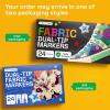 imageARTISTRO 2 White DualTip Fabric Markers  Fabric Decorating Kit  Permanent for Clothes  Acrylic Paint Pens for Sneakers Bags Shoes Textile Canvas Sewing Craft DIY  Brush and Fine Tip24