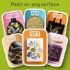 imageARTISTRO Acrylic Paint Pens  Dual Tip Markers  Brush amp Fine Tip Paint Pens for Calligraphy Crafts Greeting Cards Ornament Decor DIY Art BlackampWhiteGoldSilver