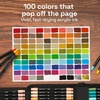 image:imageARTISTRO 100 DualTip Acrylic Paint Pens With Storage Bag  Markers With Brush  Fine Precision Tips  Multisurface Painting for Fabric Rock Glass Wood amp More