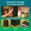 image:imageARTISTRO 100 DualTip Acrylic Paint Pens With Storage Bag  Markers With Brush  Fine Precision Tips  Multisurface Painting for Fabric Rock Glass Wood amp More