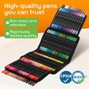 image:imageARTISTRO 100 DualTip Acrylic Paint Pens With Storage Bag  Markers With Brush  Fine Precision Tips  Multisurface Painting for Fabric Rock Glass Wood amp More