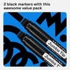image:imageARTISTRO 2 Glitter Gold Acrylic Paint Markers  07mm Extra FineTip Paint Pens  Perfect for Crafting Art Projects amp MoreBlack