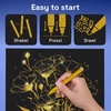 image:imageARTISTRO 2 Glitter Gold Acrylic Paint Markers  07mm Extra FineTip Paint Pens  Perfect for Crafting Art Projects amp MoreGlitter Gold