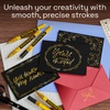 image:imageARTISTRO 2 Glitter Gold Acrylic Paint Markers  07mm Extra FineTip Paint Pens  Perfect for Crafting Art Projects amp MoreGlitter Gold