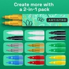image:imageARTISTRO 2 Glitter Gold Acrylic Paint Markers  07mm Extra FineTip Paint Pens  Perfect for Crafting Art Projects amp MoreGlitter Gold